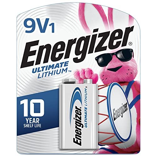Energizer Ultimate Lithium 9V battery, single pack