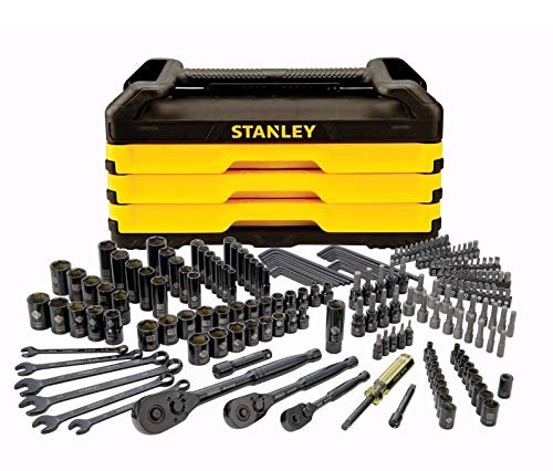 Stanley professional grade 203 piece socket set in case
