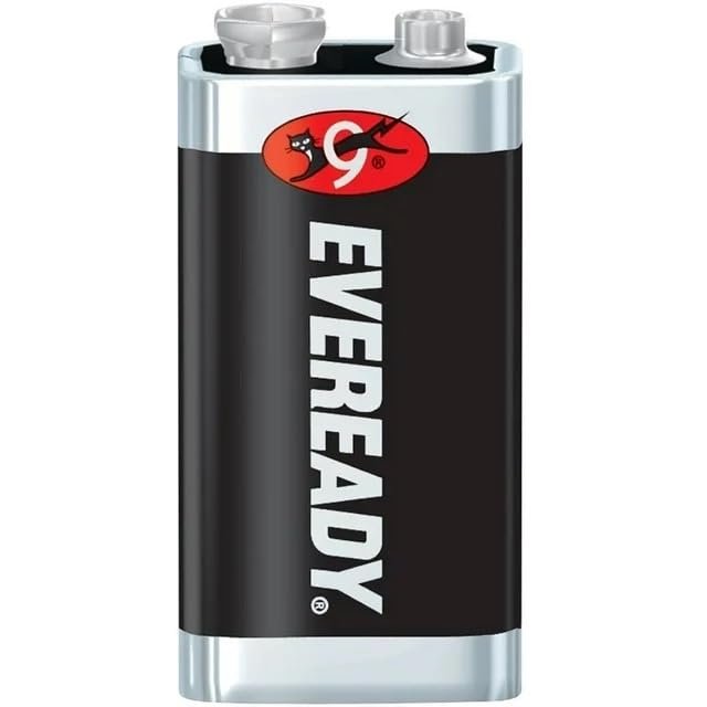 Eveready Super Heavy Duty 9V batteries, three pack
