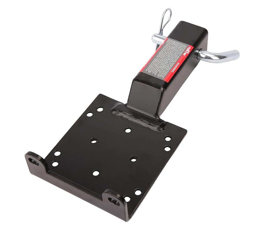 PEAKTOW universal hitch winch mount plate for 2 inch receiver, 3600 lb rating.