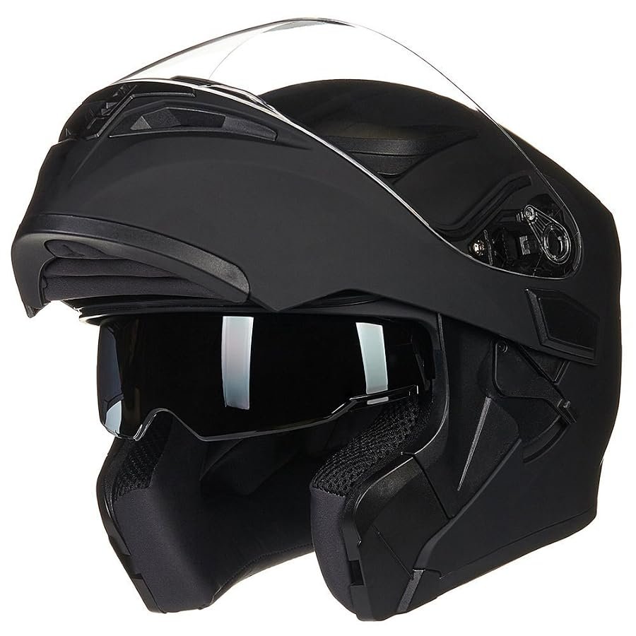 ILM Model 902 modular flip-up full face helmet with visor raised
