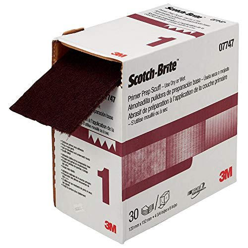 Scotch-Brite Primer Prep Scuff roll, maroon, 15 foot length