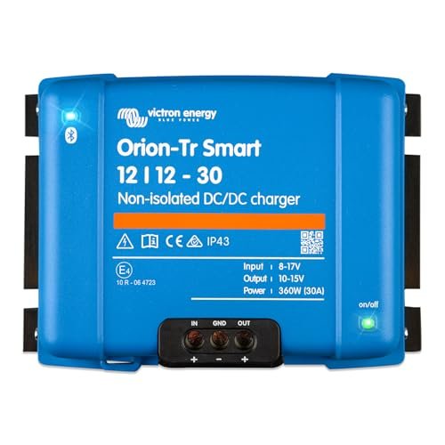 Victron Orion-Tr Smart 12/12 volt 30 amp non-isolated DC-DC charger
