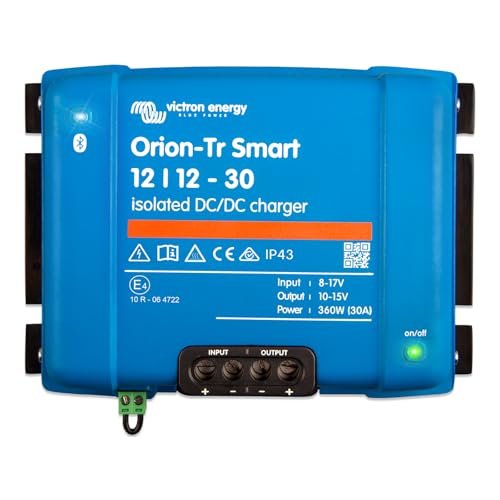 Victron Orion-Tr Smart 12/12 volt 30 amp isolated DC-DC charger